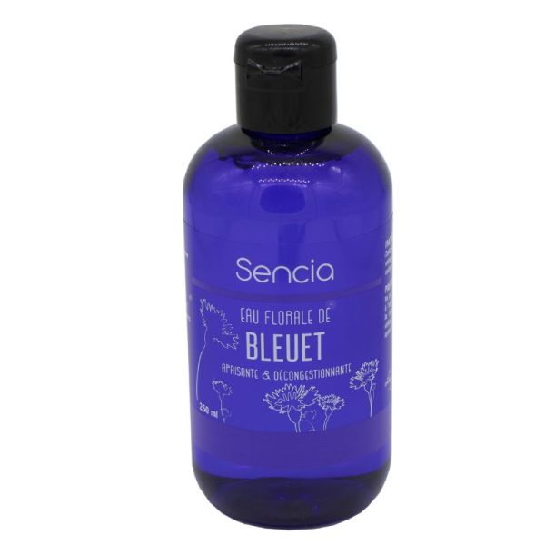 SENCIA EAU DISTILLEE DE BLEUET - Centaurea cyanus - Eau Florale Visage Apaisante et Décongestionnant