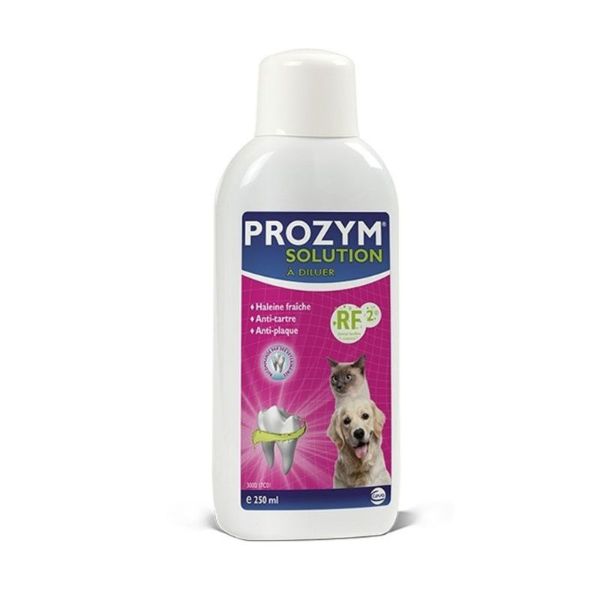 PROZYM RF2 Solution Buvable 250ml - Hygiène Bucco Dentaire Chat Chien