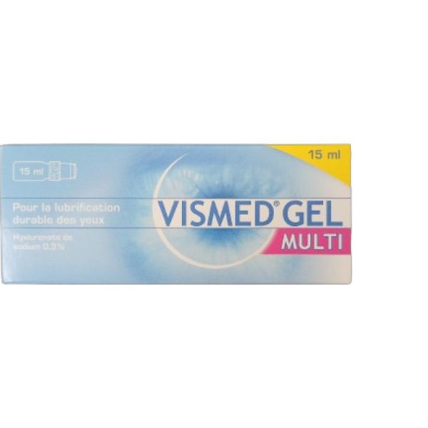 HORUS - Vismed Gel Multi , Pour la lubrification durables des yeux 15Ml