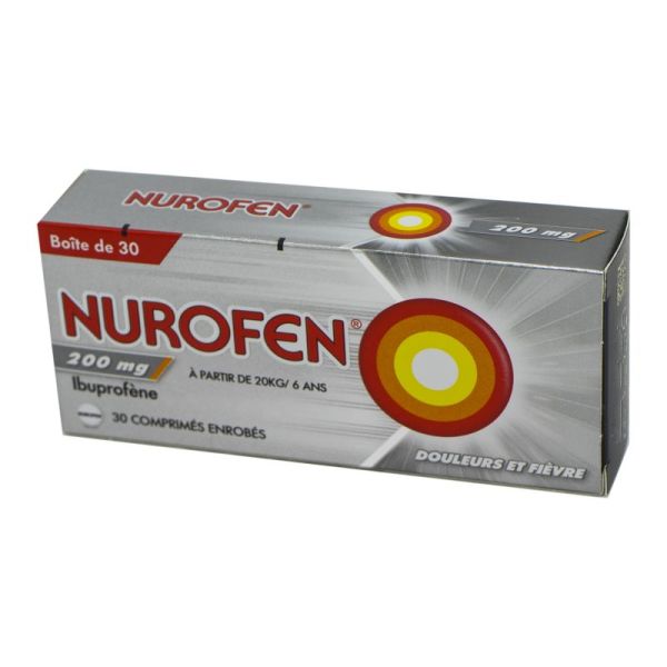 Nurofen 200 mg, 30 comprimés enrobés