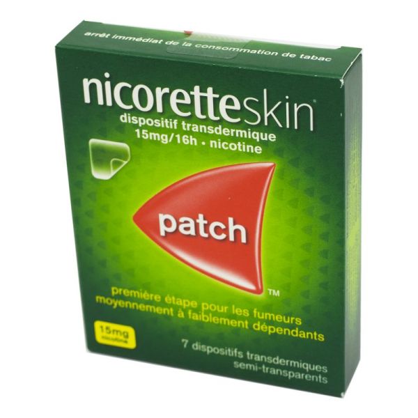 NicoretteSkin Etape 2 15mg/16 heures - 7 patchs