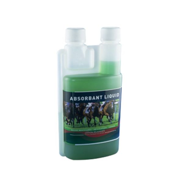 ABSORBANT LIQUID 500ml - Lotion Relaxante pour Chevaux de Sport