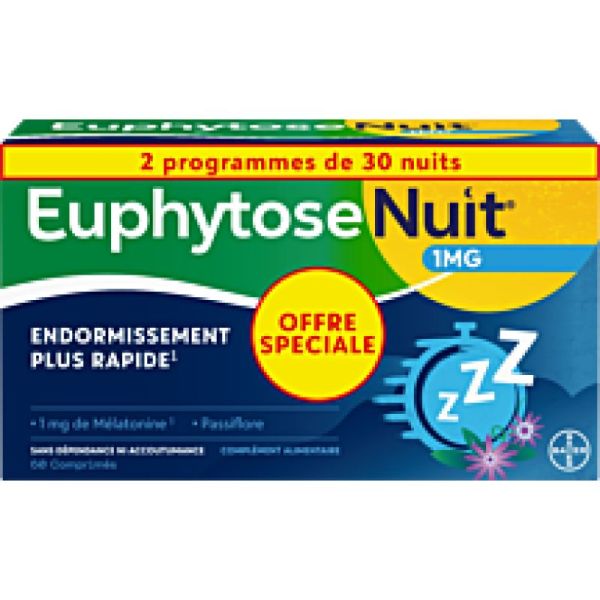Euphytose Nuit 1mg 60 comprimés