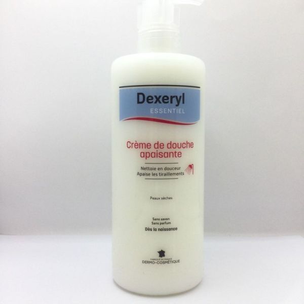 PIERRE FABRE, Dexeryl Essentiel, Crème de douche apaisante, peau sèches , Fl/ 500 ml, 3573994005681