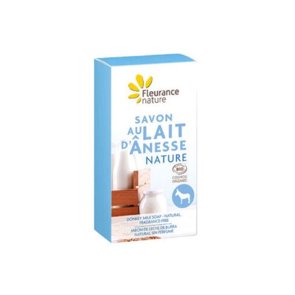 FLEURANCE NATURE BIO Savon au Lait d' Anesse NATURE 100g