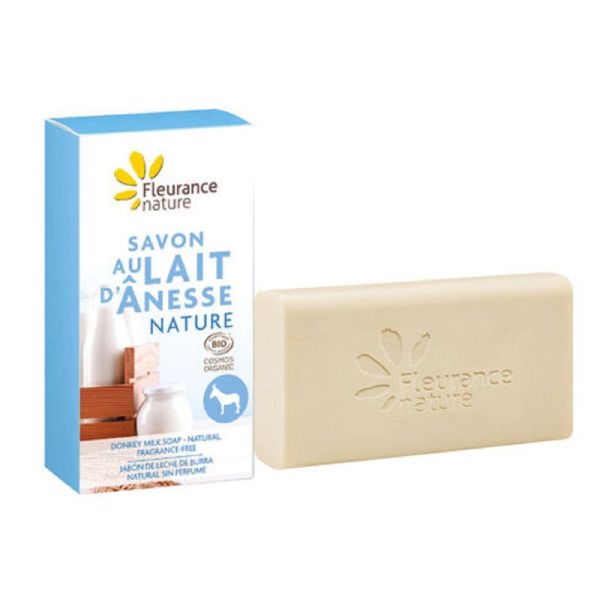 FLEURANCE NATURE BIO Savon au Lait d' Anesse NATURE 100g