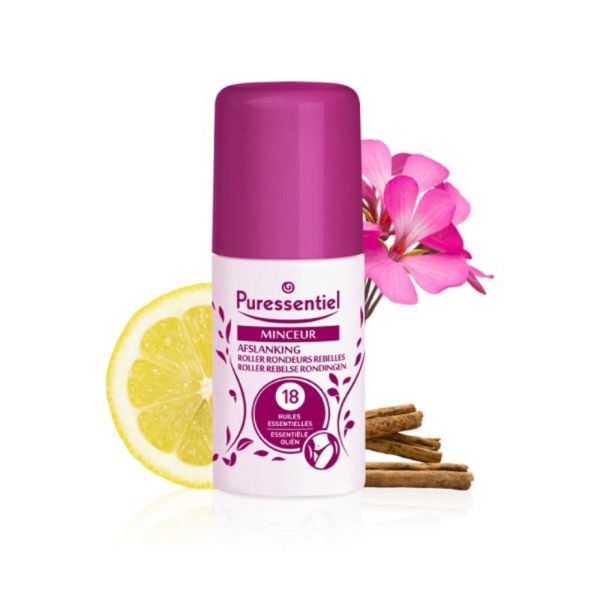 PURESSENTIEL MINCEUR Roller Rondeurs Rebelles - Zones Rebelles (Fesses, Ventre, Cuisses...) - 75ml