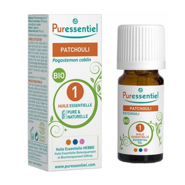 PURESSENTIEL BIO Patchouli 5ml - Huile Essentielle Pogostemon cablin