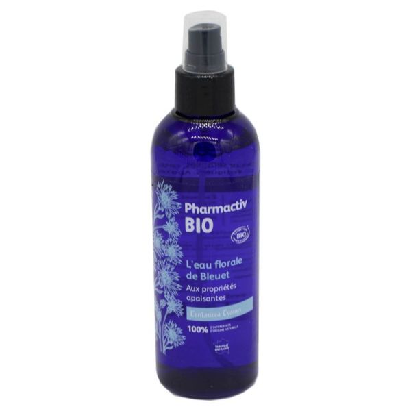 PHARMACTIV BIO L' Eau Florale de Bleuet 200ml - Peaux Sensibles