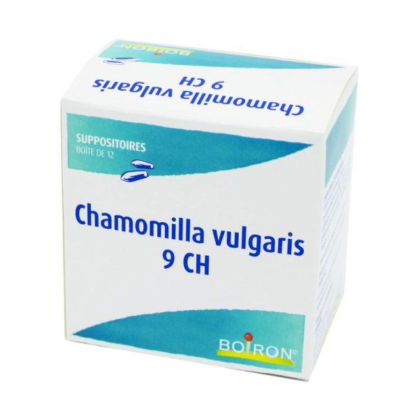 Chamomilla vulgaris 9 CH, 12 suppositoires de 1g - Boiron