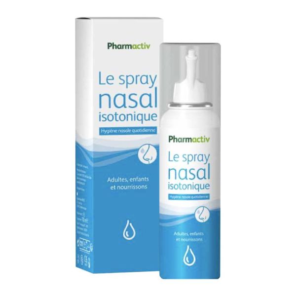 PHARMACTIV Le Spray Nasal Isotonique - Hygiène Nasale, Muqueuses Asséchées - Spray 100ml