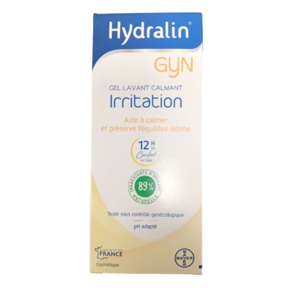 HYDRALIN GYN IRRITATION 200ml - Gel Lavant Calmant pour à Soulager et Préserver l' Equilibre Intime