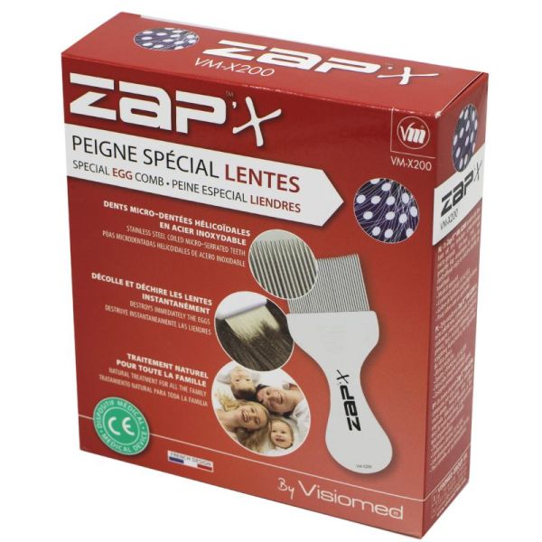 ZAP'x peigne anti poux électronique