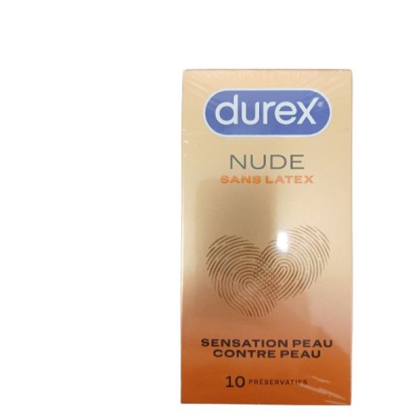 Nude 10 préservatifs sans latex sensation peau Standard