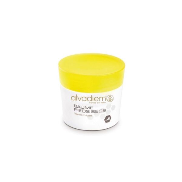 ALVADIEM Baume Pieds Secs 50ml - Soin Podologique des Pieds Secs, Talons Fendillés