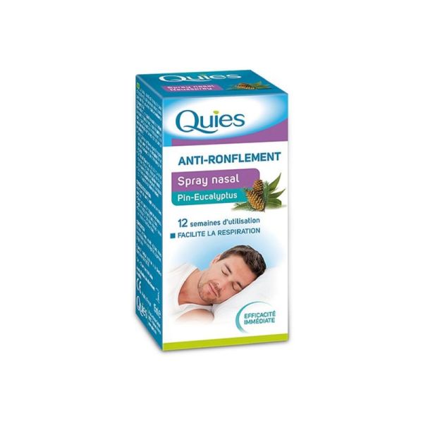 QUIES ANTI-RONFLEMENT Spray Nasal 15ml - Parfum Pin Eucalyptus