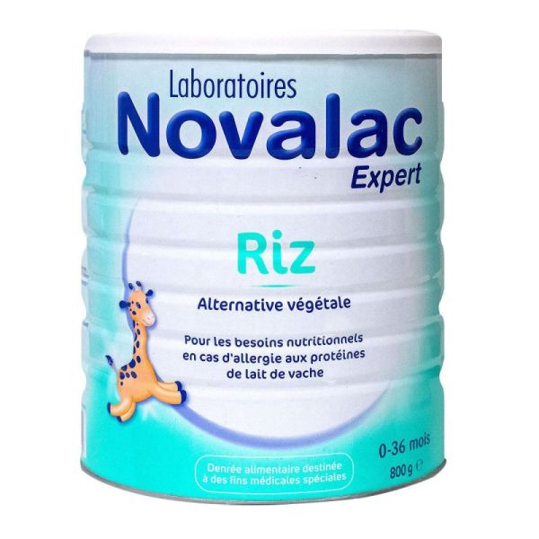 NOVALAC EXPERT Lait riz Alternative Végétale 0-36 mois 800g