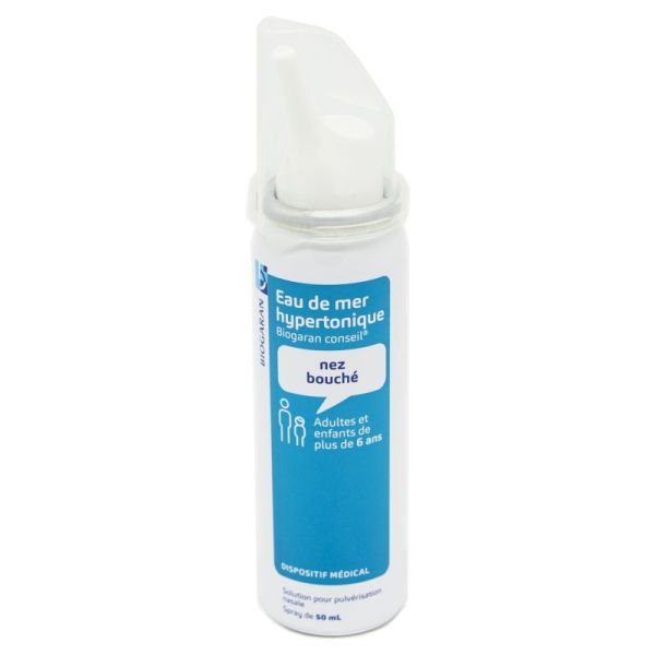 BIOGARAN - Eau de Mer isotonique - Lavage nasal - Spray 100 ml