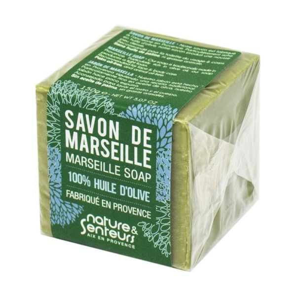 Nature et Senteurs - Savon de Marseille 150g Garanti 98% Naturel - Hygiène Visage et Corps