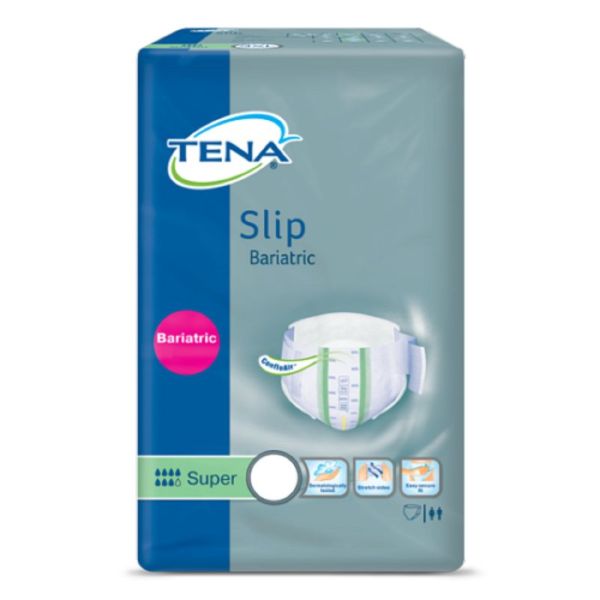 TENA SLIP BARIATRIC SUPER 3XL Tour de Hanches 175 à 244 cm - Fuites Urinaires Fortes - Bte/8