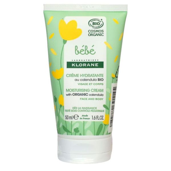 Klorane Bébé crème hydratante bio 50ml