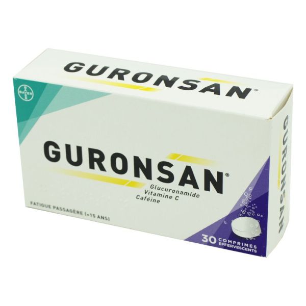 Guronsan, 30 comprimés effervescents