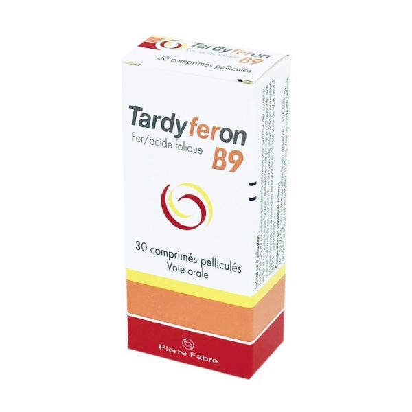 Tardyferon B9, 30 comprimés pelliculés