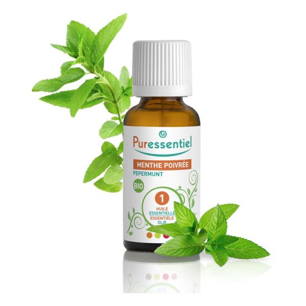 PURESSENTIEL BIO Menthe Poivrée 30ml - Huile Essentielle Mentha x piperita