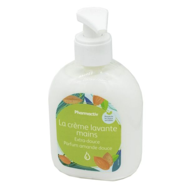 PHARMACTIV La Crème Lavante Mains 300ml - Extra-douce, Parfum Amande Douce