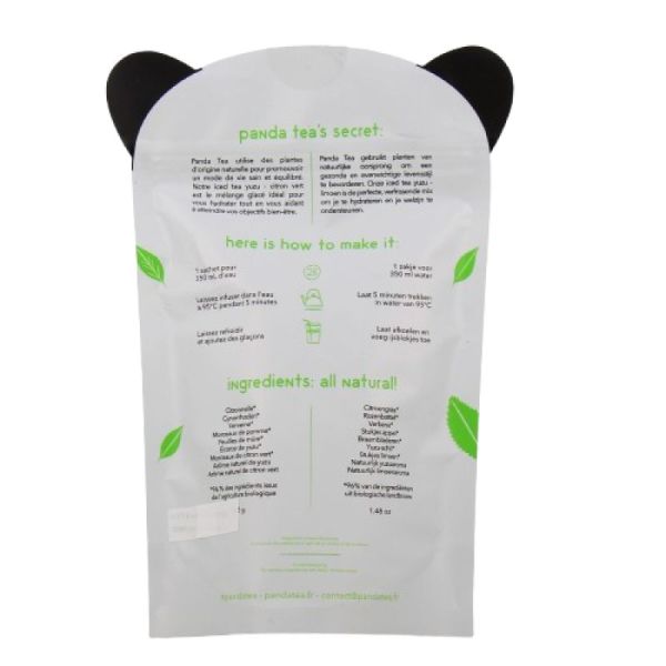 PANDA TEA ICED TEA CITRON VERT/YUZU- 28 Sachets- infusion glacée
