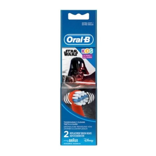 ORAL B KIDS - 2 Brossettes de Rechange STAR WARS