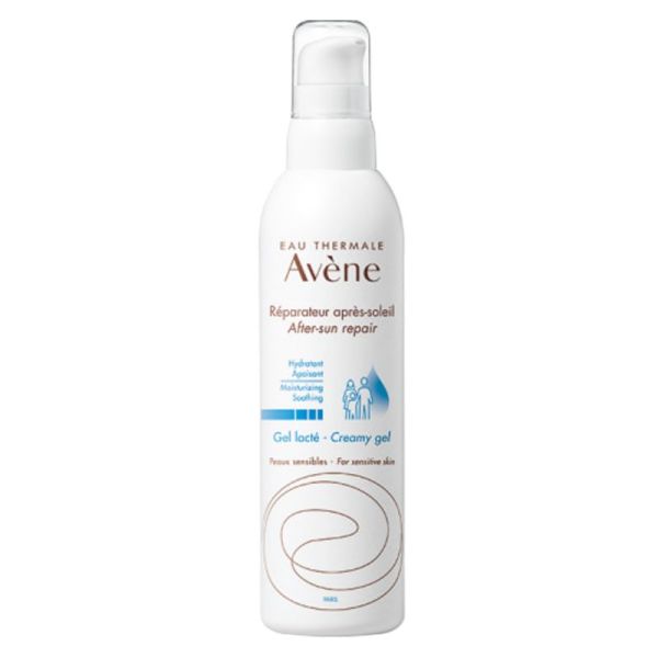 AVENE SOLAIRE sans Soleil - Lait Réparateur Après Soleil 200ml - Hydratant et Apaisant - Peaux Sensi