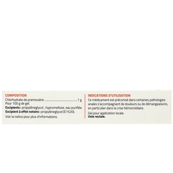Cemaukor 1% gel hémorroïdes douleurs et démangeaisons 30g
