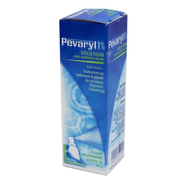 Pevaryl 1%, solution cutanée - Spray 30 g
