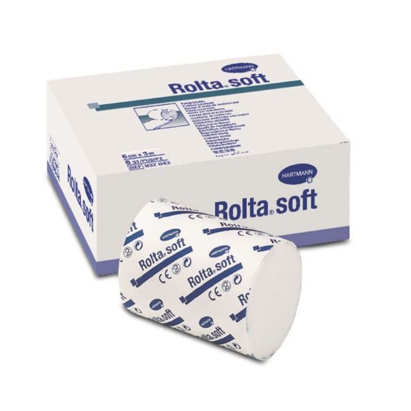 ROLTA SOFT 3 m x 10 cm - Ouate Synthétique de Protection Extensible en Bande - Capitonnages - Bte/6