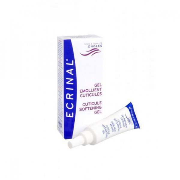 ECRINAL Gel Emollient Cuticule - Cuticules, Ongles Fragiles, Ongles Rongés - T/10ml - ASEPTA