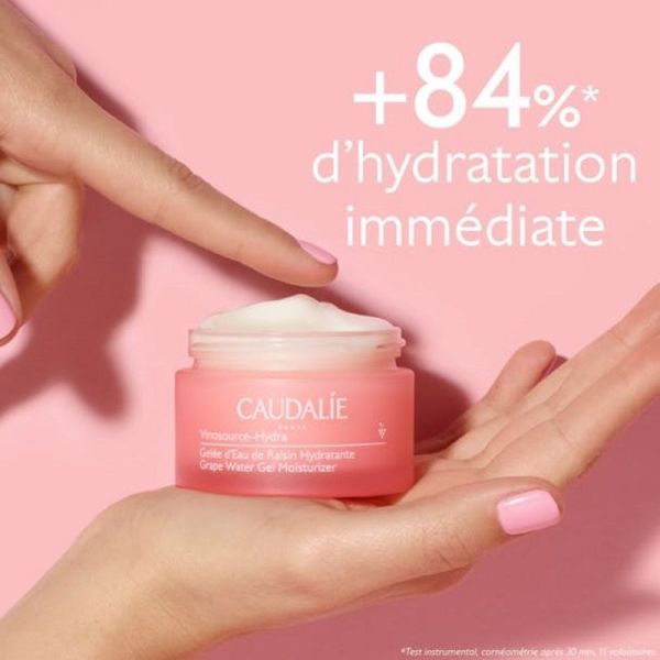 CAUDALIE VINOSOURCE HYDRA Gelée d' Eau de Raisin Hydratante 50ml - Peaux Normales à Mixtes