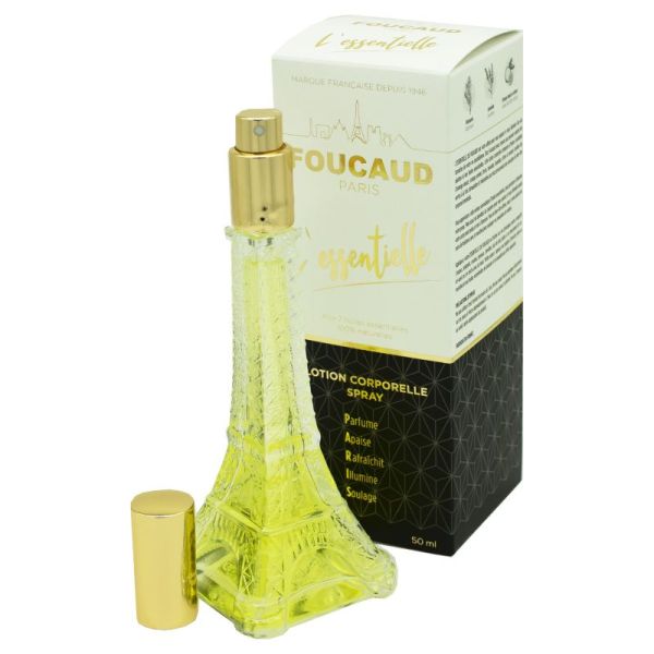 FOUCAUD L' ESSENTIELLE Lotion Corporelle Spray 50ml - Aux 7 Huiles Essentielles 100% Naturelles