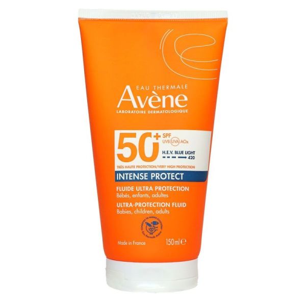 Avene solaire Intense Protect solaire fluide ultra-résistant à l'eau SPF50+ 150ml 3282770395938