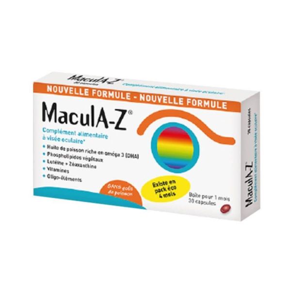 MACULA-Z 30 Capsules - Complément Alimentaire à Visée Oculaire