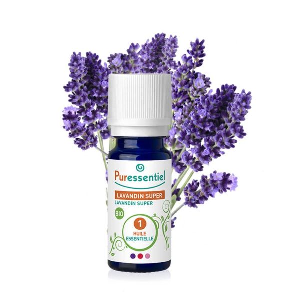 PURESSENTIEL BIO Lavandin Super 10ml - Huile Essentielle Lavandula angustifolia x latifolia