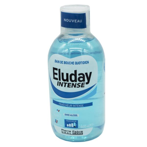 ELUDAY INTENSE 500ml - Solution pour Bain de Bouche - Fraîcheur Intense