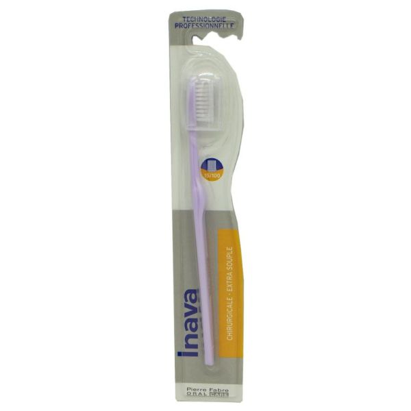 INAVA CHIRURGICALE 15/100 - Brosse à dents extra souple - Bte/1