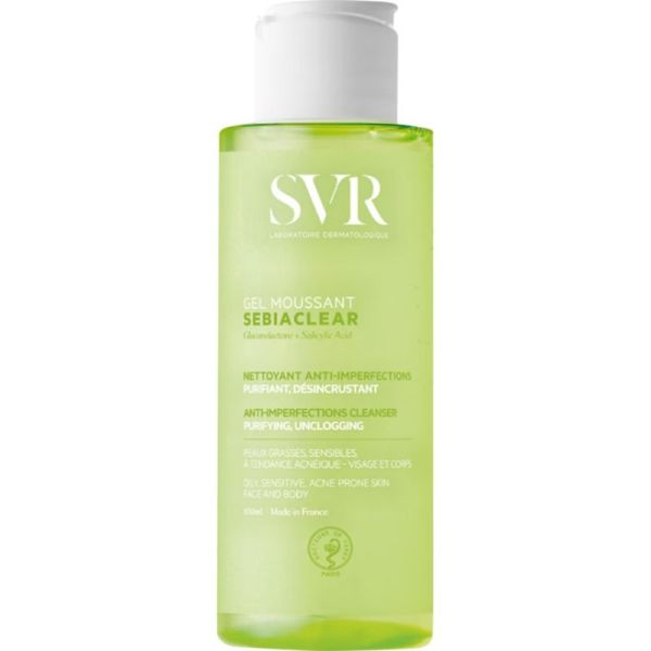 SVR - Gel moussant SEBIACLEAR , nettoyant anti-imperfections - FL/100 ml