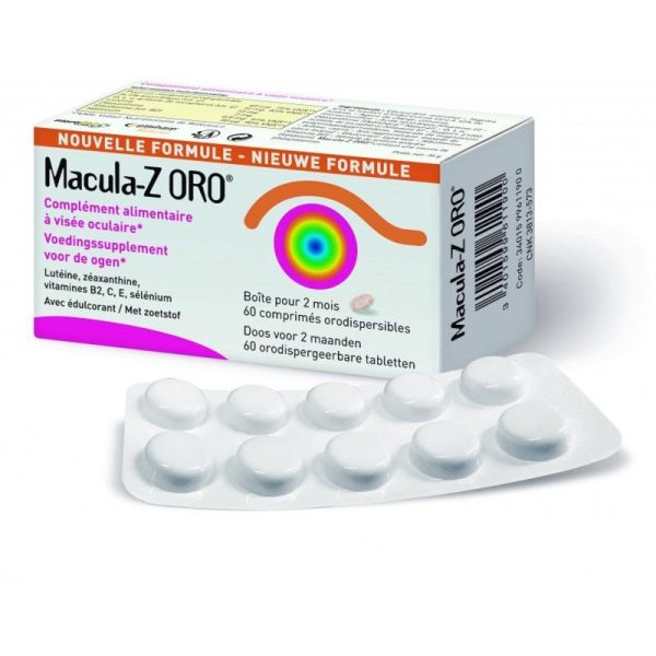 MACULA-Z ORO 60 Comprimés Orodispersibles - Complément Alimentaire à Visée Oculaire