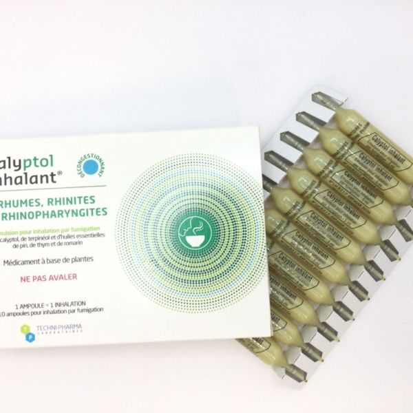 Calyptol Inhalant, émulsion pour inhalation - 10 ampoules de 5 ml