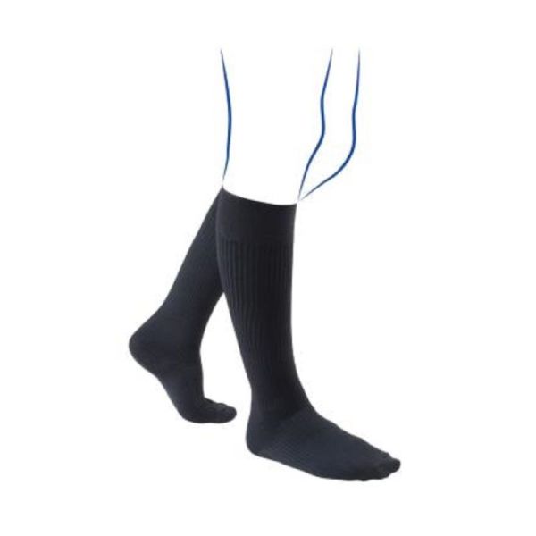 VENOFLEX Fast Air Noir - Chaussette de Contention en Homme Classe 2 - 15-20 mmHg / 20.1-27 hPa