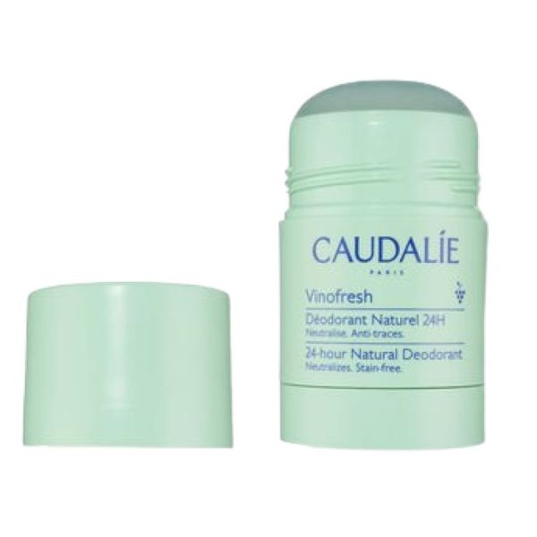 CAUDALIE VINOFRESH Déodorant Stick Naturel 50g - Unisexe, Peaux Sensibles
