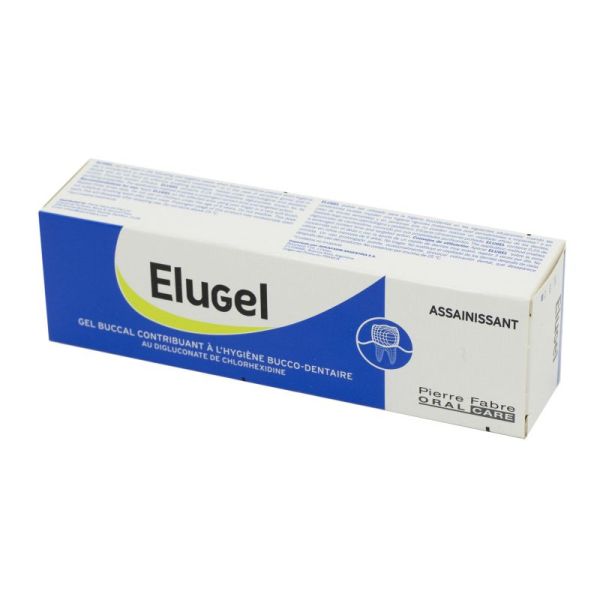 ELUGEL ASSAINISSANT 40ml - Gel Buccal Contribuant l' Hygiène Bucco-dentaire