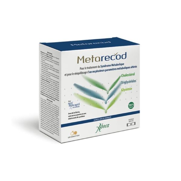 METARECOD Sachets 40x 2.5g - Paramètres Métaboliques Altérés : Cholestérol, Triglycérides, Glycémie